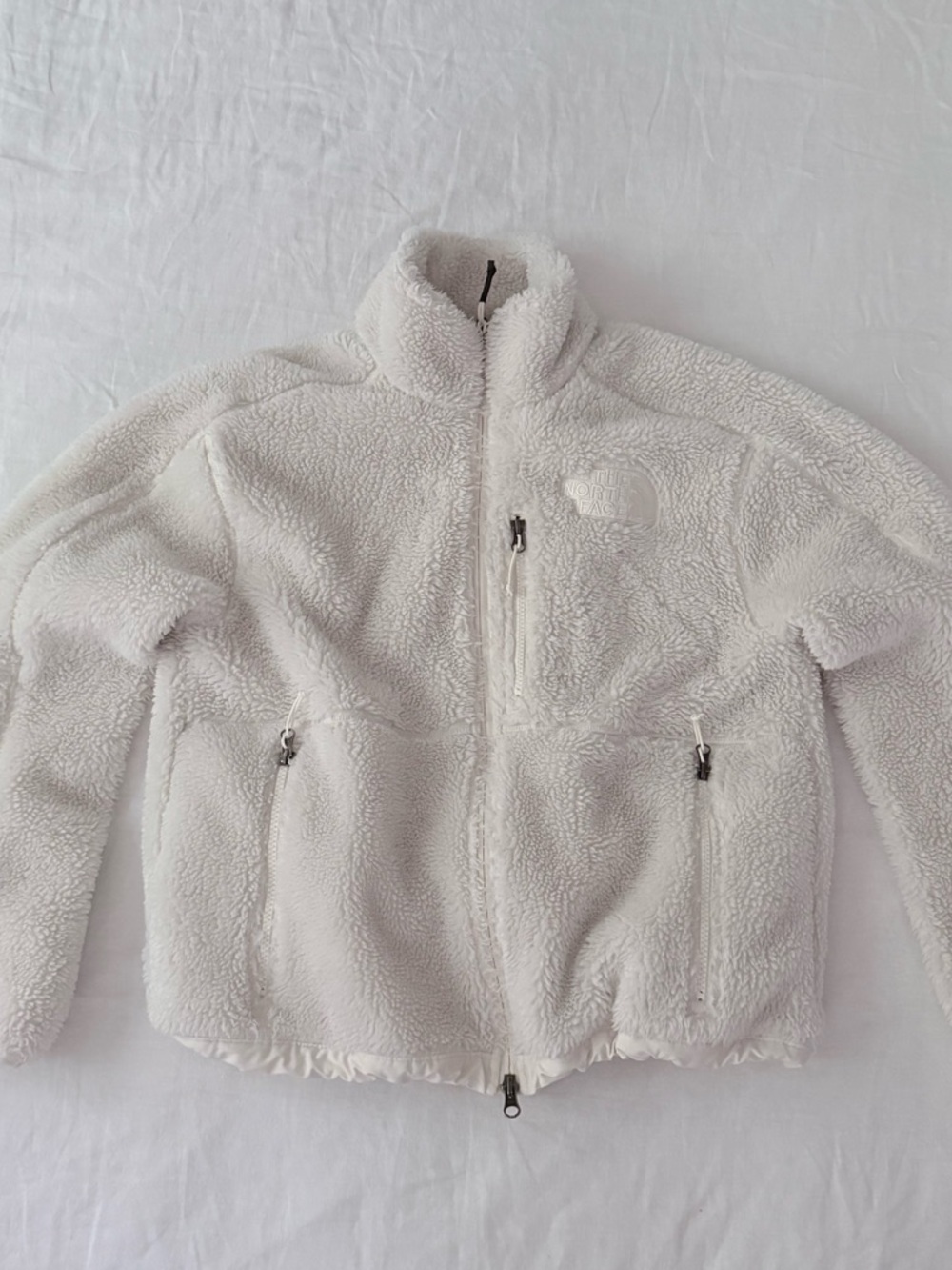 The North Face Women's Off-White Sherpa Fleece Jacket